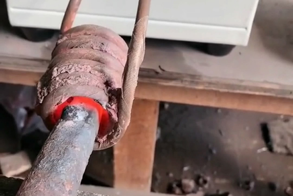 風(fēng)鎬頭鑿子可以高頻加熱機加熱淬火退火熱處理