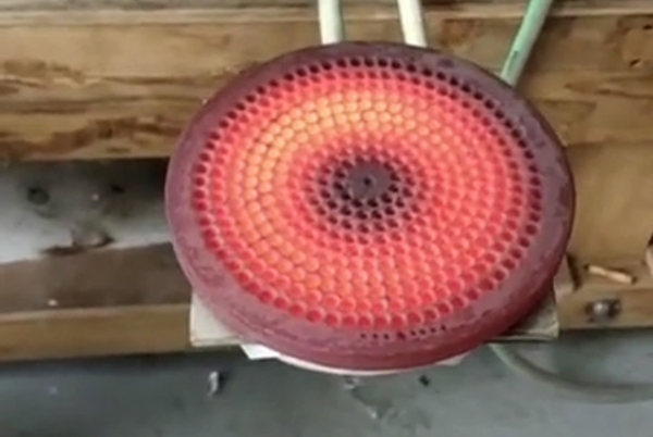 蜂窩鐵餅高頻感應(yīng)加熱