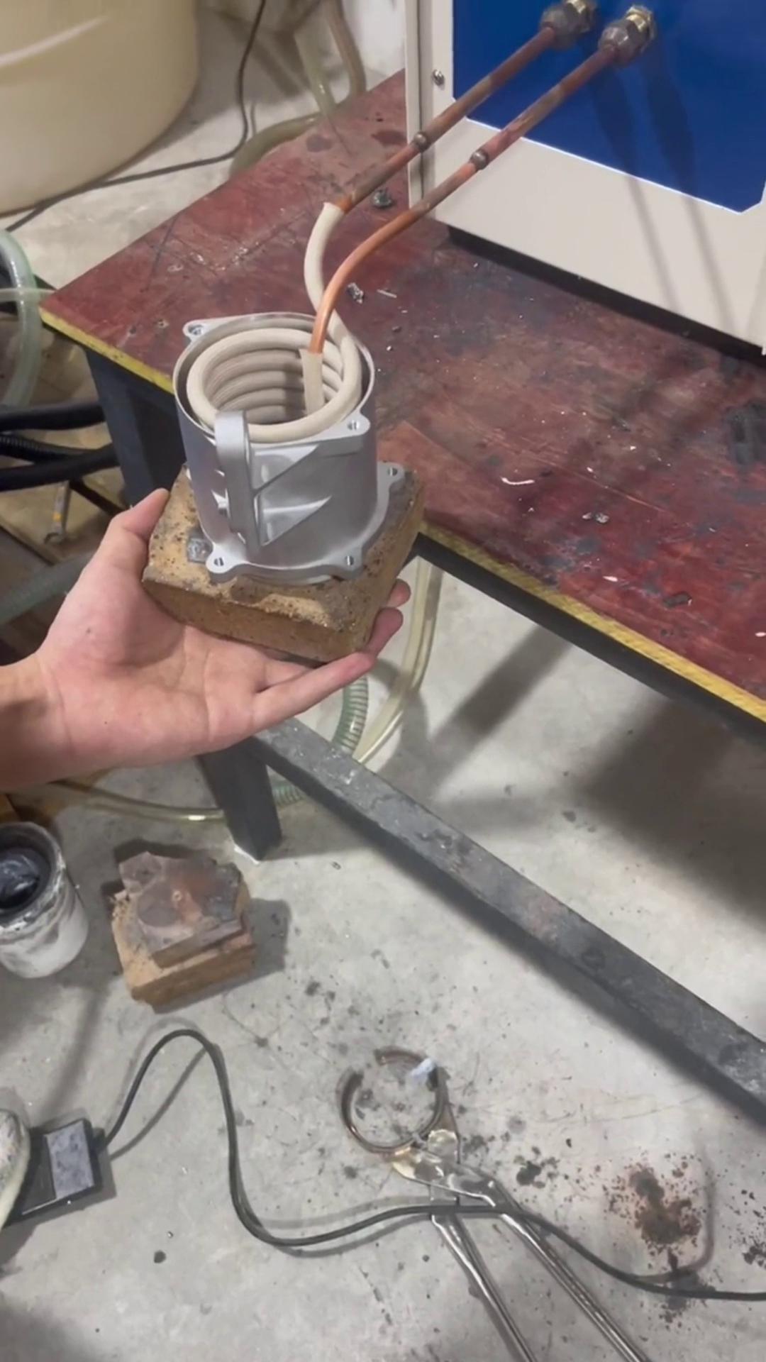 電機熱套-馬達電子轉(zhuǎn)子熱裝配用高頻加熱機