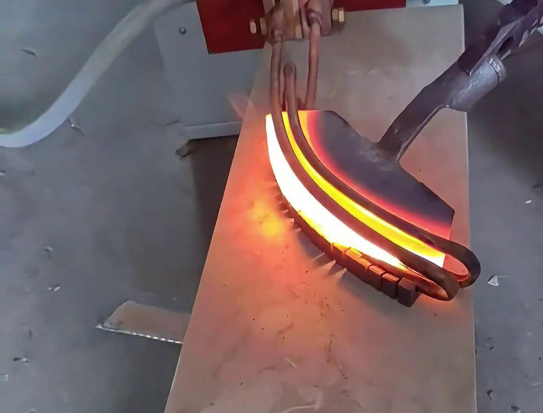 超高頻感應淬火機，鐵鏟淬火熱處理